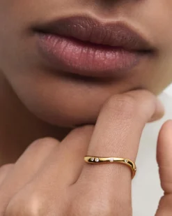 Anillos Básicos|Anillos De Oro-PDPAOLA Anillo Air