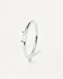 Anillos Básicos|Anillos Solitarios-PDPAOLA Anillo Amani Silver