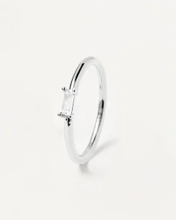 Anillos Básicos|Anillos Solitarios-PDPAOLA Anillo Amani Silver