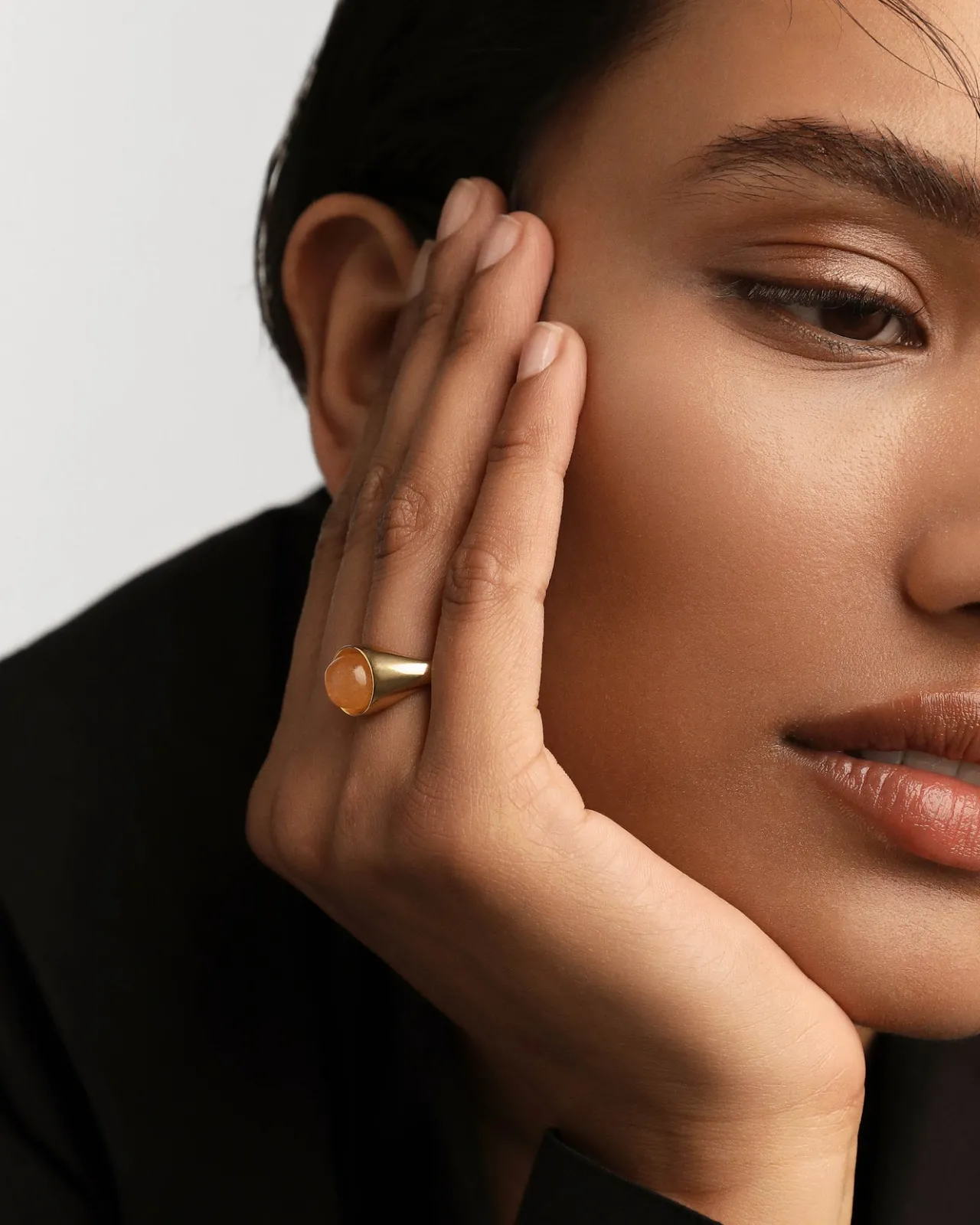 Anillos Con Piedras Semipreciosas|Anillos Solitarios-PDPAOLA Anillo Aventurina Amarilla Moon