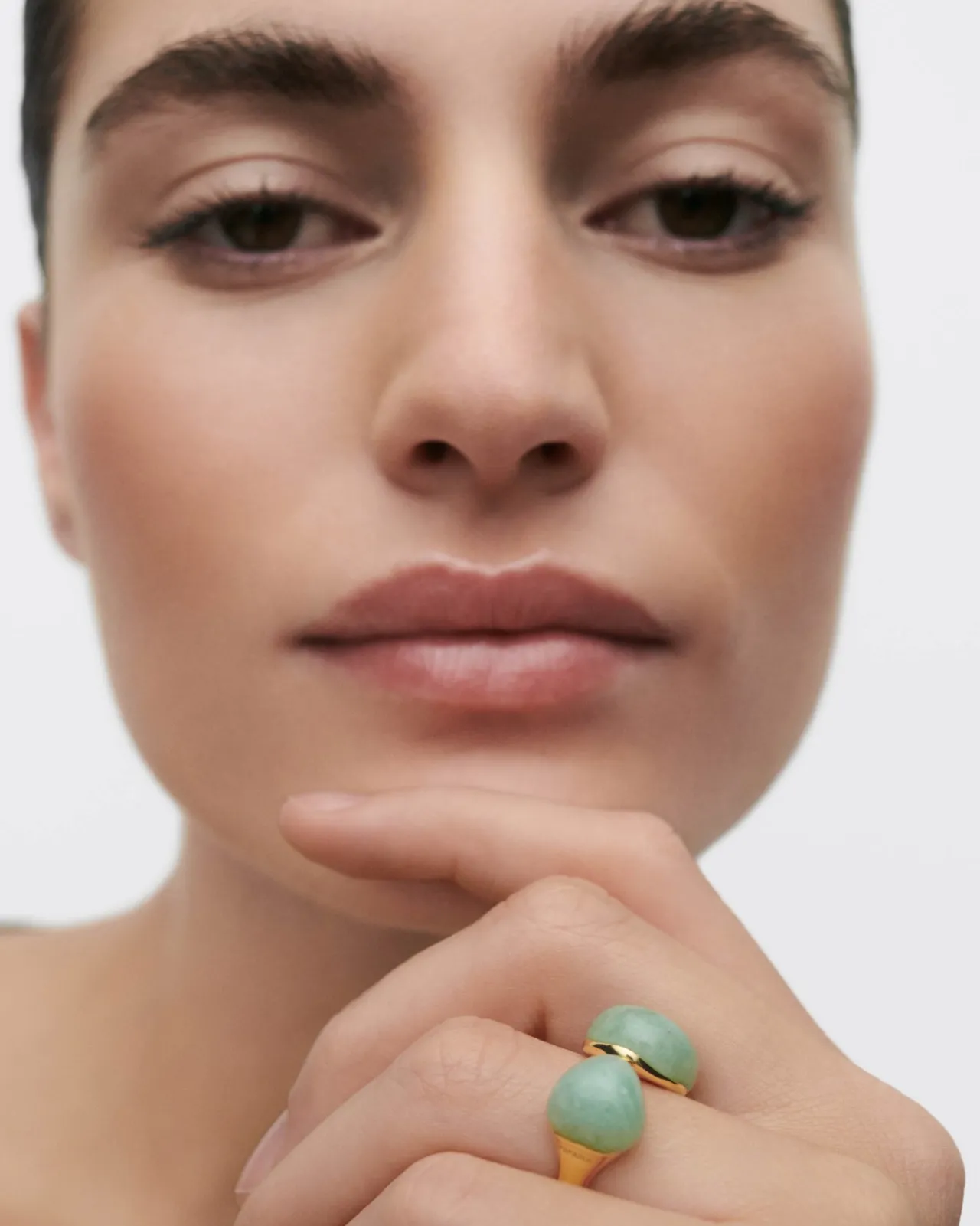 Anillos Grandes|Anillos Con Piedras Semipreciosas-PDPAOLA Anillo Aventurina verde Gravity