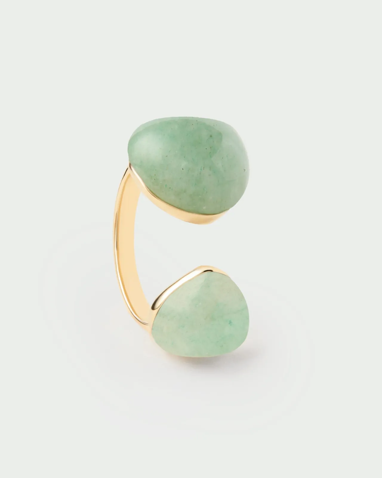Anillos Grandes|Anillos Con Piedras Semipreciosas-PDPAOLA Anillo Aventurina verde Gravity