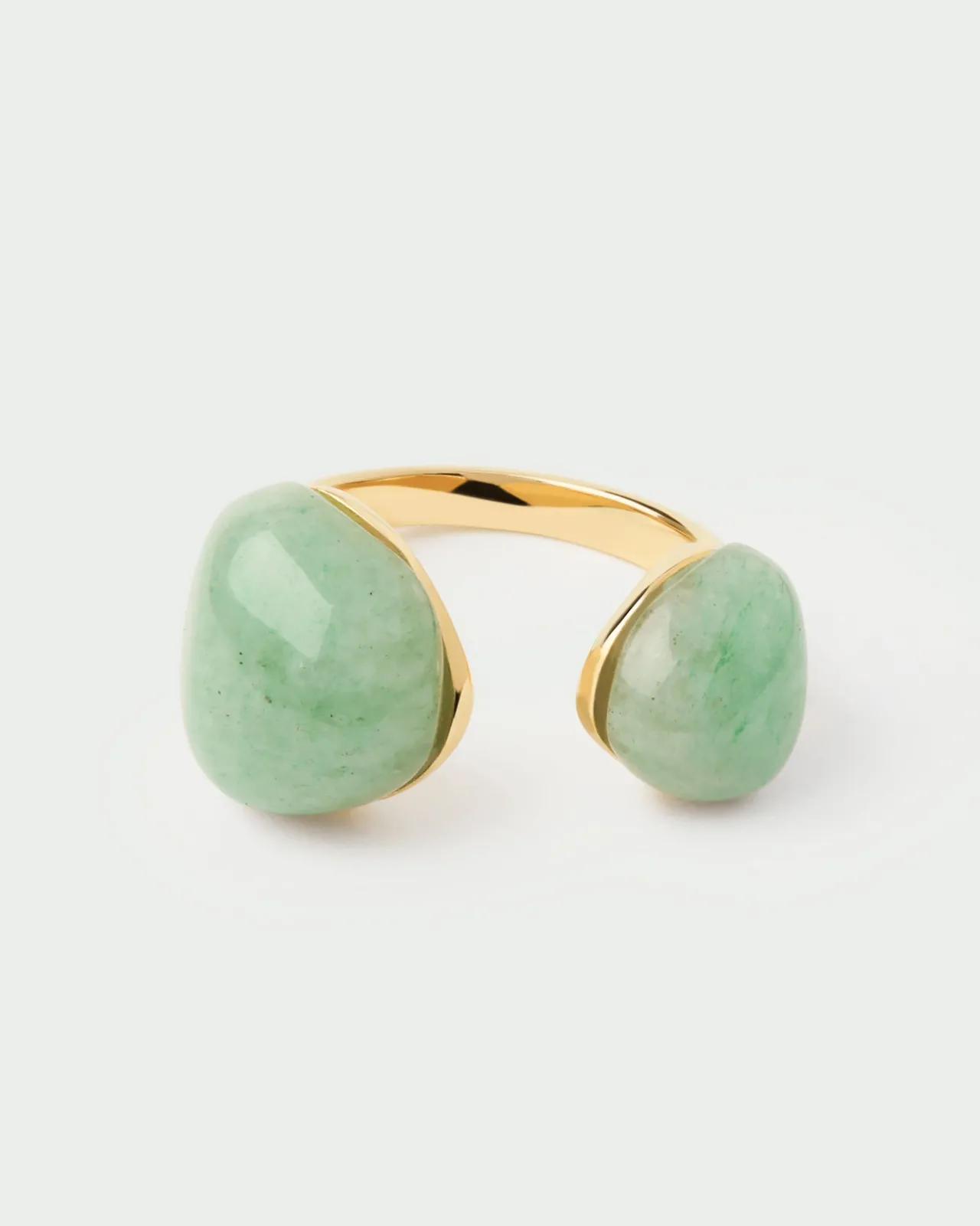 Anillos Grandes|Anillos Con Piedras Semipreciosas-PDPAOLA Anillo Aventurina verde Gravity