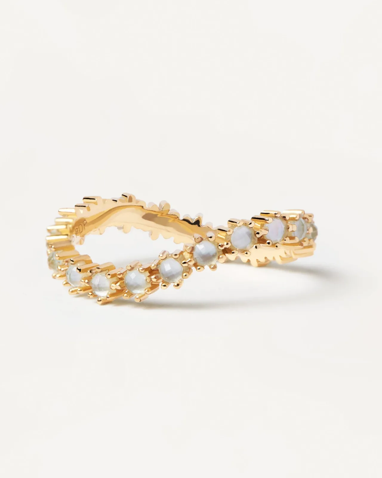 Anillos Con Piedras Semipreciosas|Anillos De Oro-PDPAOLA Anillo Blue Tide