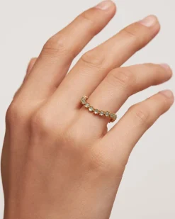 Anillos Con Piedras Semipreciosas|Anillos De Oro-PDPAOLA Anillo Blue Tide