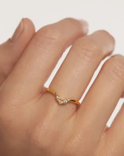Anillos Básicos|Anillos De Oro-PDPAOLA Anillo Corona Mini