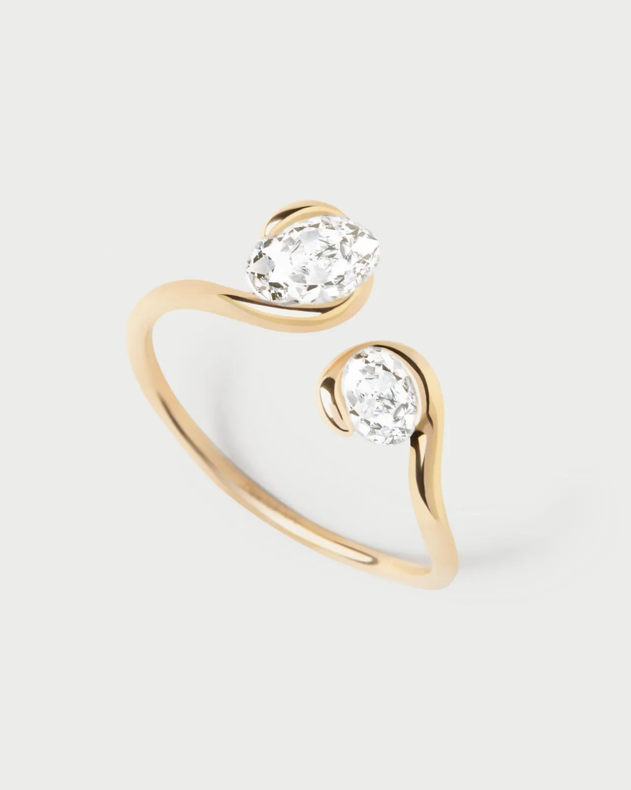Joyas Con Diamantes|Joyas De Oro 18K-PDPAOLA Anillo de diamantes y oro Lea