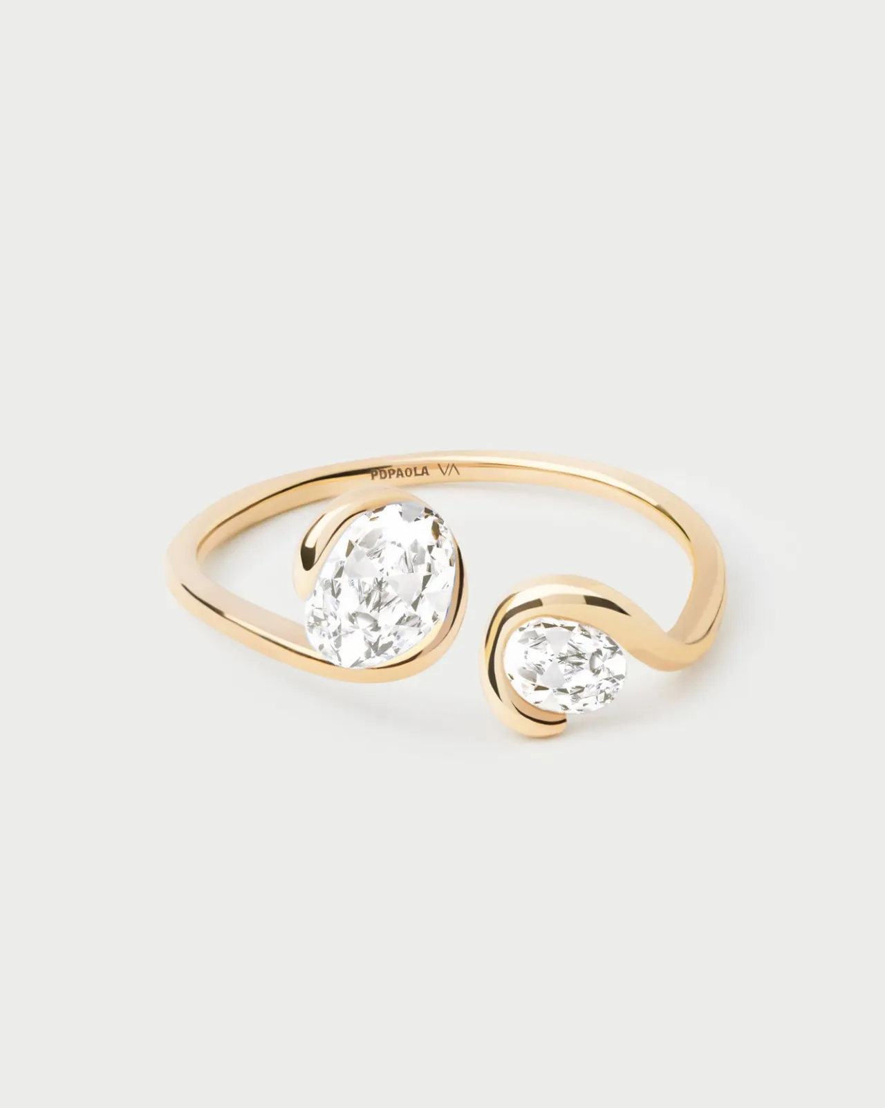 Joyas Con Diamantes|Joyas De Oro 18K-PDPAOLA Anillo de diamantes y oro Lea