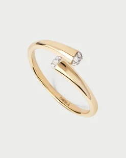 Anillos De Alta Joyería|Anillos De Alta Joyería-PDPAOLA Anillo de diamantes y oro Eclipse