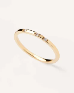 Joyas Con Diamantes|Rebajas Alta Joyería-PDPAOLA Anillo de Diamantes y oro Frosty