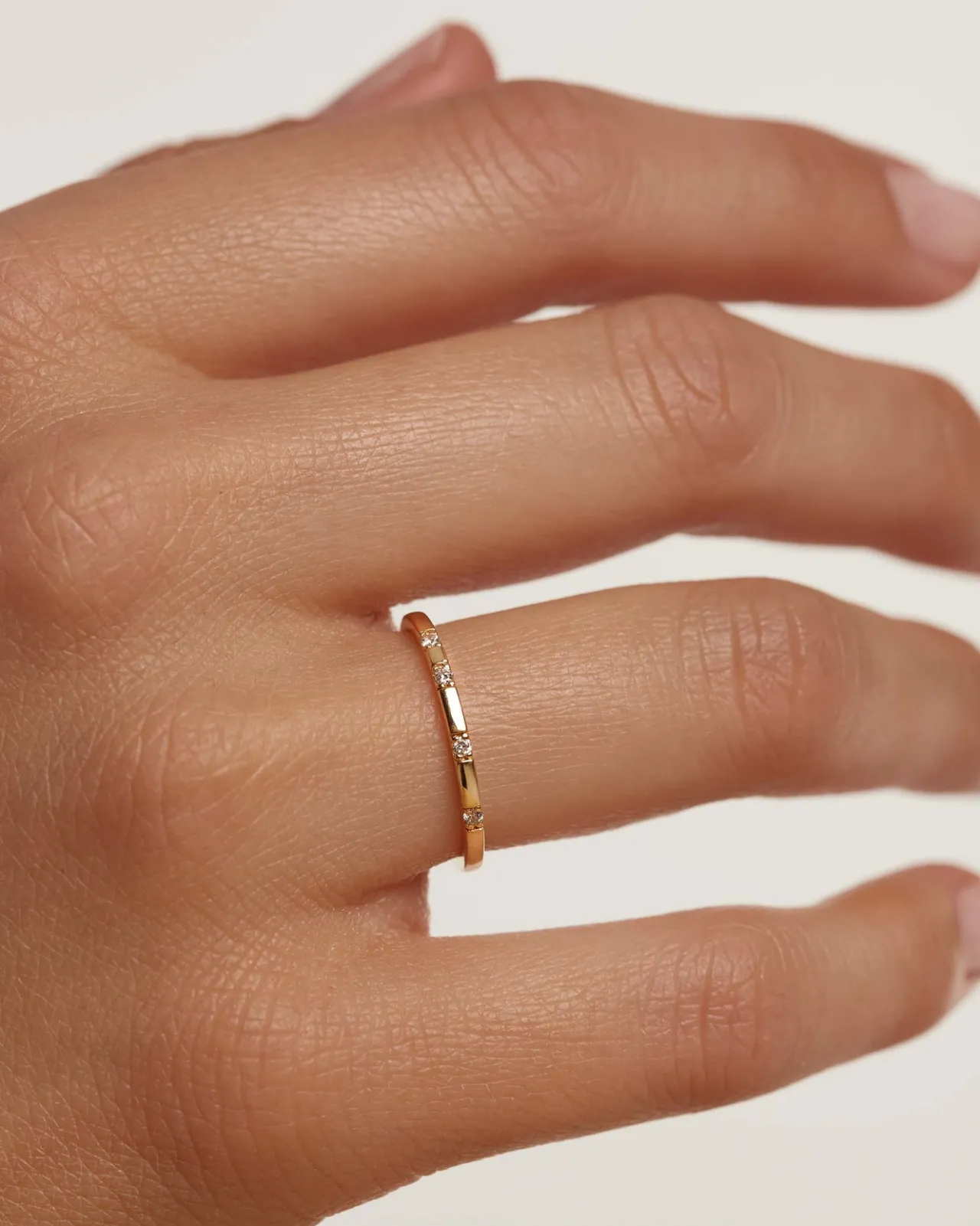 Joyas Con Diamantes|Rebajas Alta Joyería-PDPAOLA Anillo de Diamantes y oro Frosty