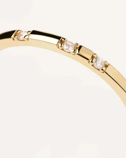 Joyas Con Diamantes|Rebajas Alta Joyería-PDPAOLA Anillo de Diamantes y oro Frosty