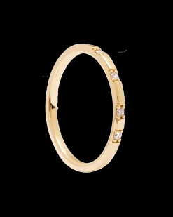 Joyas Con Diamantes|Rebajas Alta Joyería-PDPAOLA Anillo de Diamantes y oro Frosty