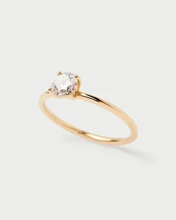 Joyas Con Diamantes|Joyas De Oro 18K-PDPAOLA Anillo de Diamantes y oro Solitaire Supreme