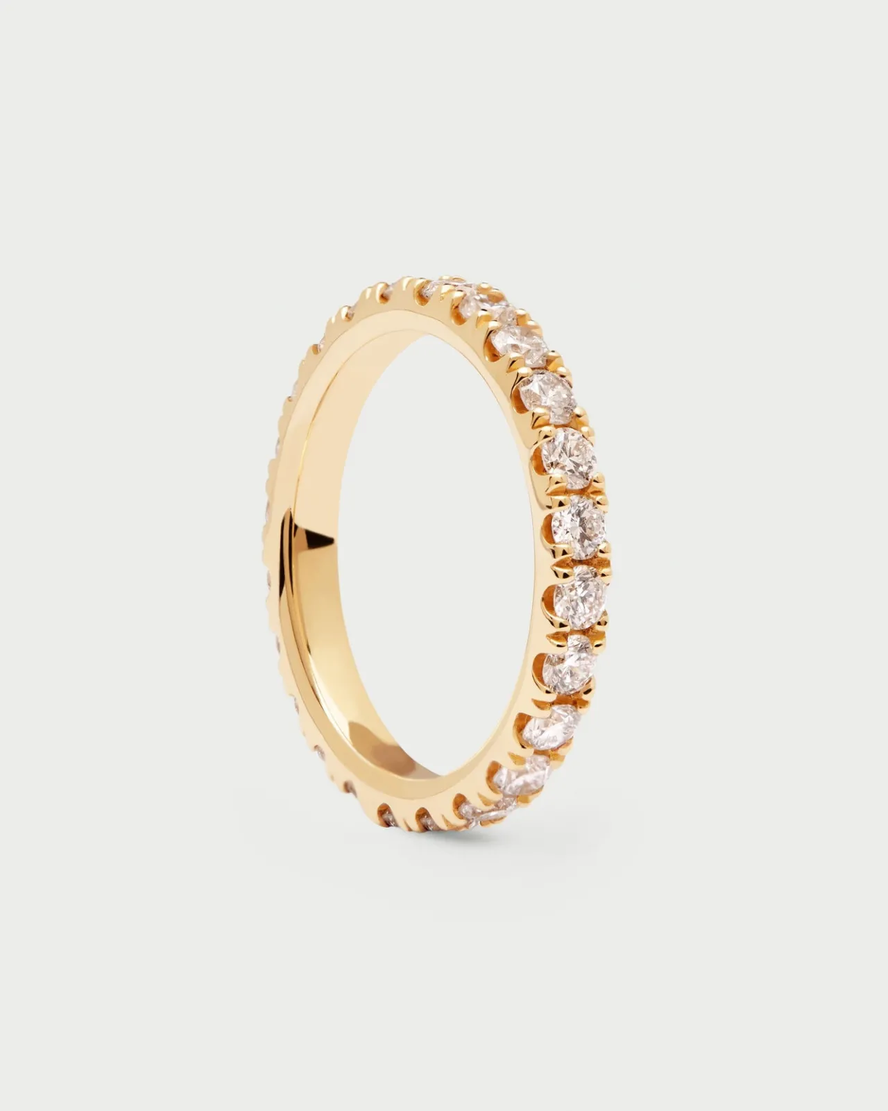 Joyas Con Diamantes|Joyas De Oro 18K-PDPAOLA Anillo de Diamantes y oro Eternity Supreme
