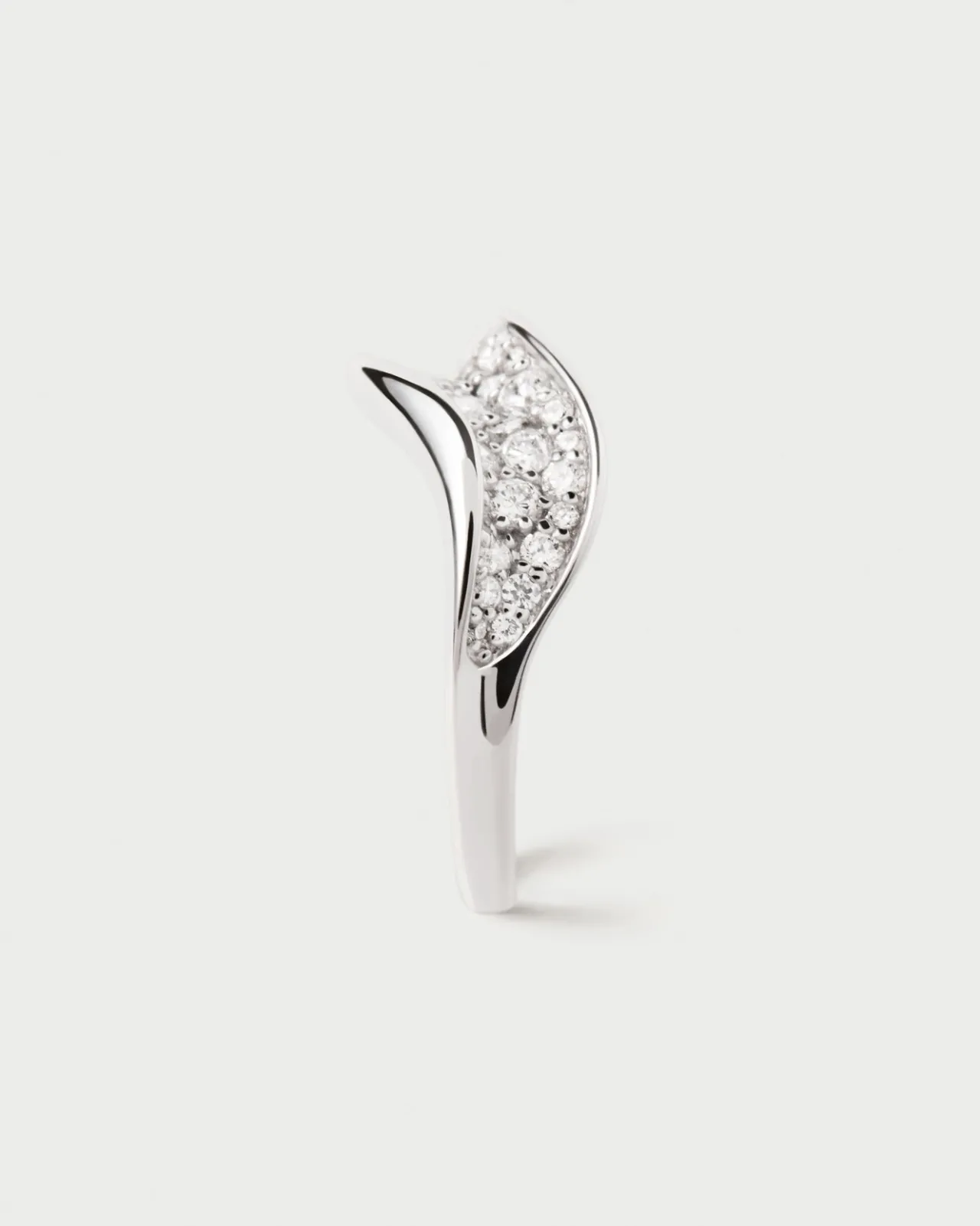 Joyas Con Diamantes|Joyas De Oro Blanco 18K-PDPAOLA Anillo de diamantes y oro blanco Violet