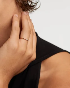 Joyas Con Diamantes|Joyas De Oro 18K-PDPAOLA Anillo de diamantes y oro Nora