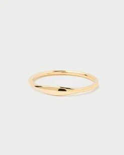 Joyas De Oro 18K|Rebajas Alta Joyería-PDPAOLA Anillo de oro Wave
