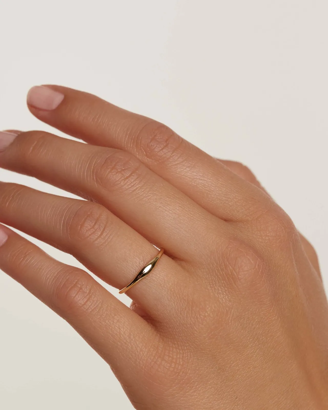 Joyas De Oro 18K|Rebajas Alta Joyería-PDPAOLA Anillo de oro Wave