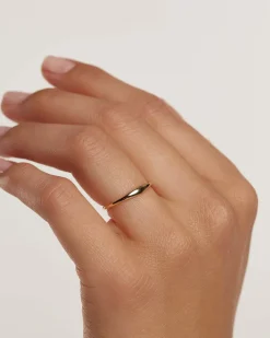 Joyas De Oro 18K|Rebajas Alta Joyería-PDPAOLA Anillo de oro Wave