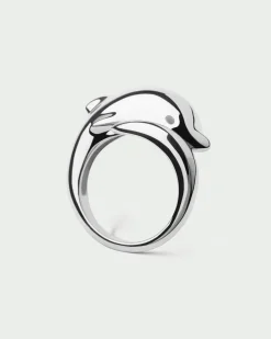 Anillos Grandes|Anillos De Plata-PDPAOLA Anillo de plata Dolphin