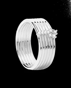 Anillos Grandes|Anillos De Plata-PDPAOLA Anillo de plata Super Nova