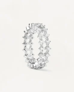 Anillos Eternidad|Anillos Básicos-PDPAOLA Anillo de Plata Twister