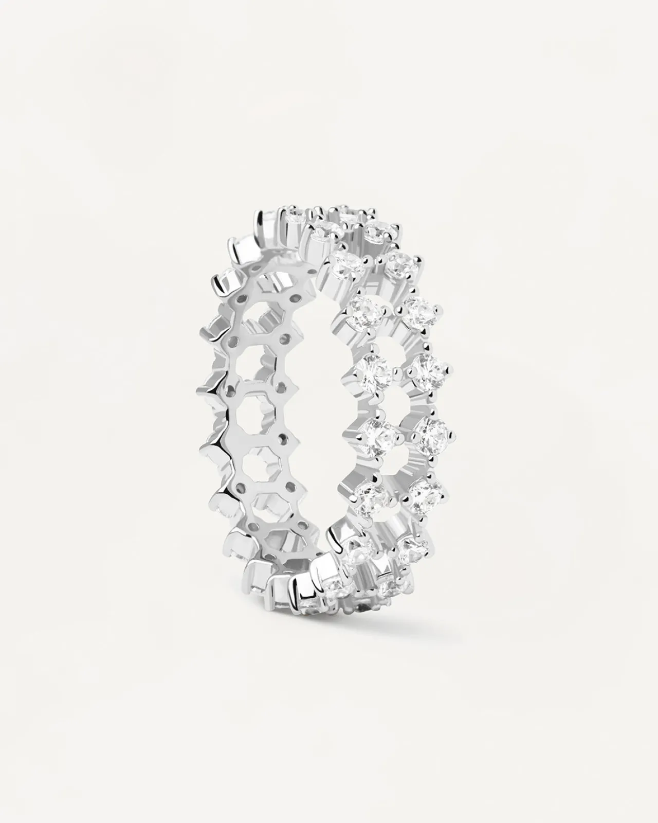 Anillos Eternidad|Anillos Básicos-PDPAOLA Anillo de Plata Twister