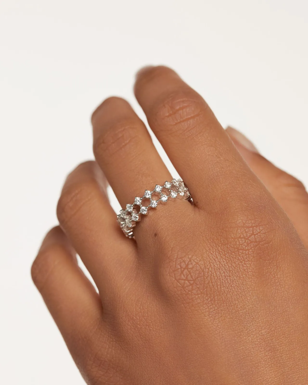 Anillos Eternidad|Anillos Básicos-PDPAOLA Anillo de Plata Twister