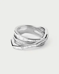 Anillos Grandes|Anillos Básicos-PDPAOLA Anillo de Plata Verona