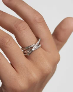 Anillos Grandes|Anillos Básicos-PDPAOLA Anillo de Plata Verona