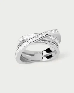 Anillos Grandes|Anillos Básicos-PDPAOLA Anillo de Plata Verona