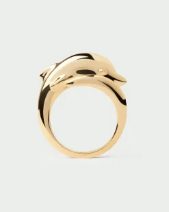 Anillos Grandes|Anillos De Oro-PDPAOLA Anillo Dolphin