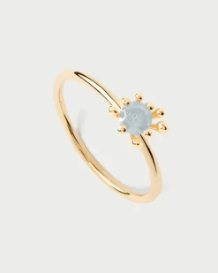 Anillos Básicos|Anillos Solitarios-PDPAOLA Anillo Fleur Gris