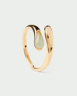 Anillos Básicos|Anillos Con Piedras Semipreciosas-PDPAOLA Anillo frenita Kalia