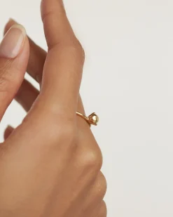 Anillos Básicos|Anillos Solitarios-PDPAOLA Anillo Golden Gem
