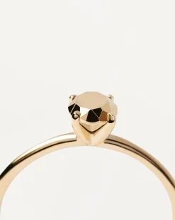 Anillos Básicos|Anillos Solitarios-PDPAOLA Anillo Golden Gem