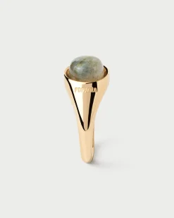 Anillos Con Piedras Semipreciosas|Anillos Solitarios-PDPAOLA Anillo Labradorita Moon