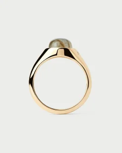 Anillos Con Piedras Semipreciosas|Anillos Solitarios-PDPAOLA Anillo Labradorita Moon