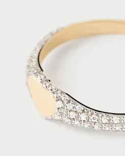Joyas Con Diamantes|Joyas De Oro 18K-PDPAOLA Anillo Sello de Diamantes y Oro Heart