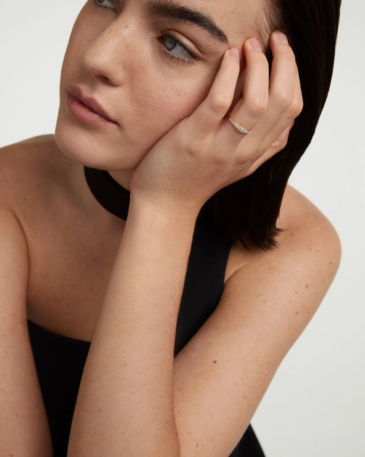 Joyas Con Diamantes|Rebajas Alta Joyería-PDPAOLA Anillo Sello De Diamantes Y Oro Estella