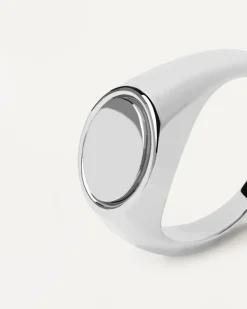 Anillos Sello|Anillos De Plata-PDPAOLA Anillo Sello de Plata