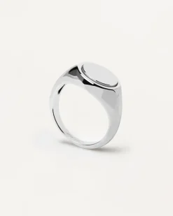 Anillos Sello|Anillos De Plata-PDPAOLA Anillo Sello de Plata