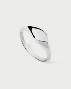 Anillos Sello|Anillos Grandes-PDPAOLA Anillo Sello De Plata Devi
