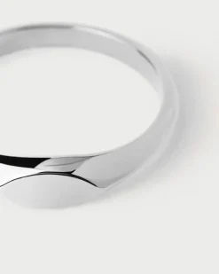 Anillos Sello|Anillos Básicos-PDPAOLA Anillo Sello De Plata Duke