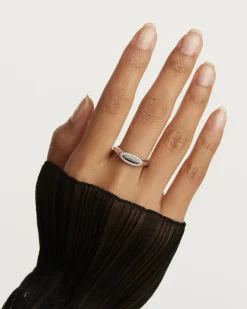 Anillos Sello|Anillos De Plata-PDPAOLA Anillo Sello de Plata Lace
