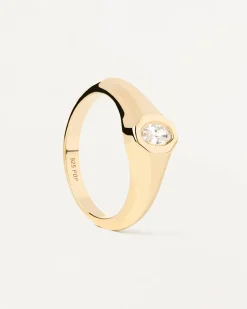 Anillos Sello|Anillos Básicos-PDPAOLA Anillo Sello Karry