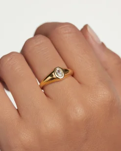 Anillos Sello|Anillos Básicos-PDPAOLA Anillo Sello Karry