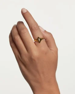 Anillos Básicos|Anillos Solitarios-PDPAOLA Anillo Sello Kate