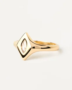Anillos Básicos|Anillos Solitarios-PDPAOLA Anillo Sello Kate